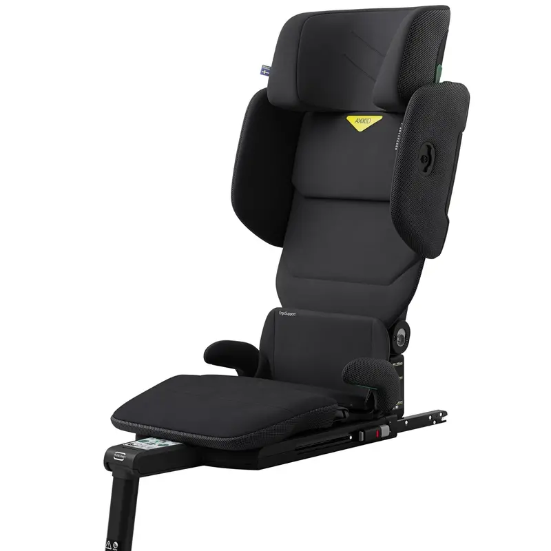 Axkid Up Highback Booster Seat In Storm Black 2