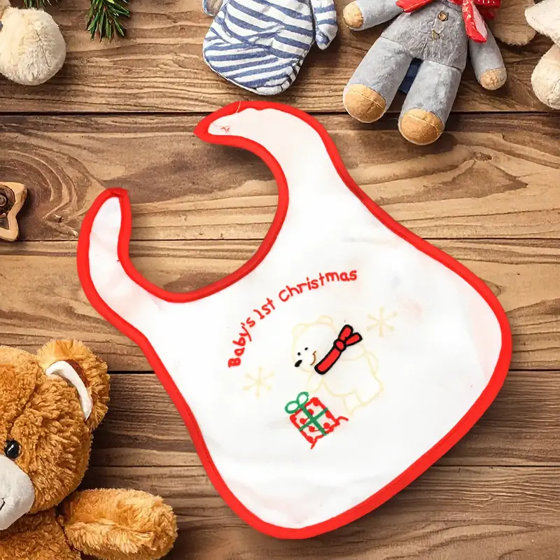 Babero Navideño, Baby 1St Christmas 2