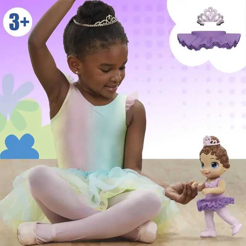 Baby Alive Bailarina, Tutú Morado 2