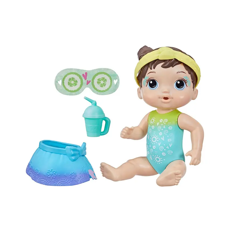 Baby Alive Desayuno Temática Spa, Cabello Castaño 1