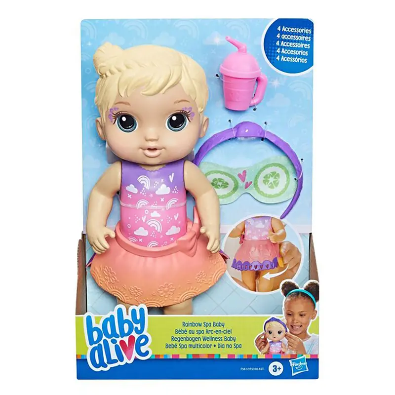 Baby Alive Desayuno Temática Spa, Cabello Rubio 2