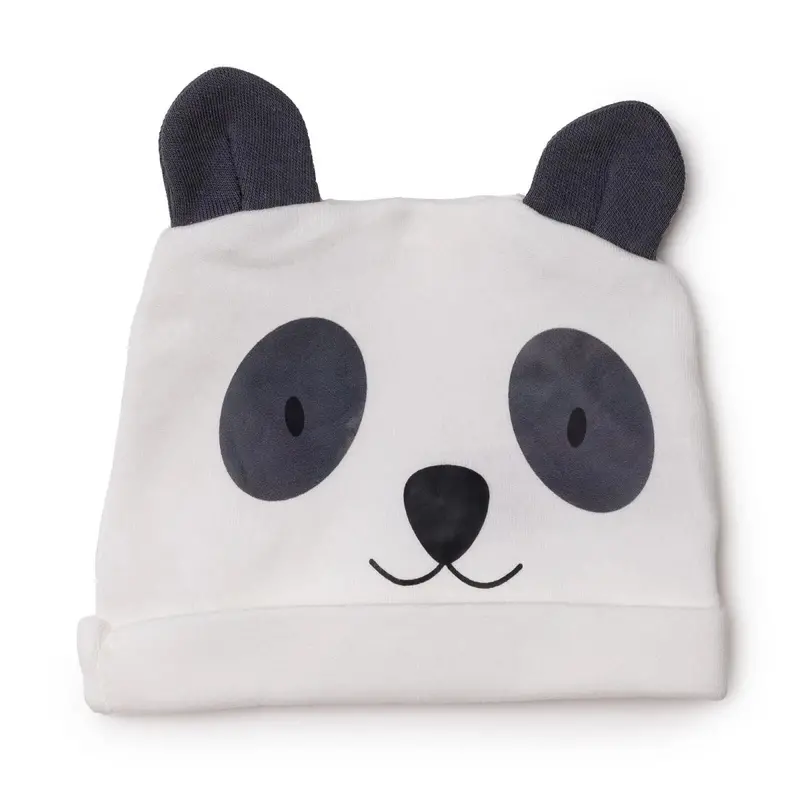 Baby Boy Hat Animal Print - Ecru 1