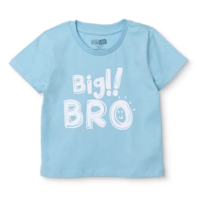 Baby Boy T-Shirt Animal Print Crew Neck - Blue 1