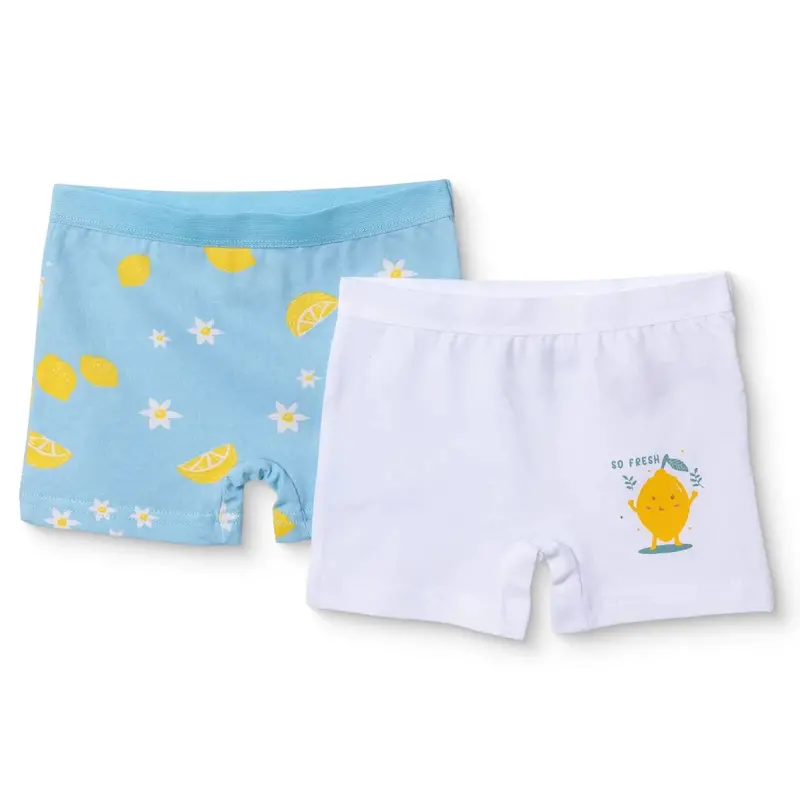 Baby Girl Knickers Fruit Print - Ecru 1
