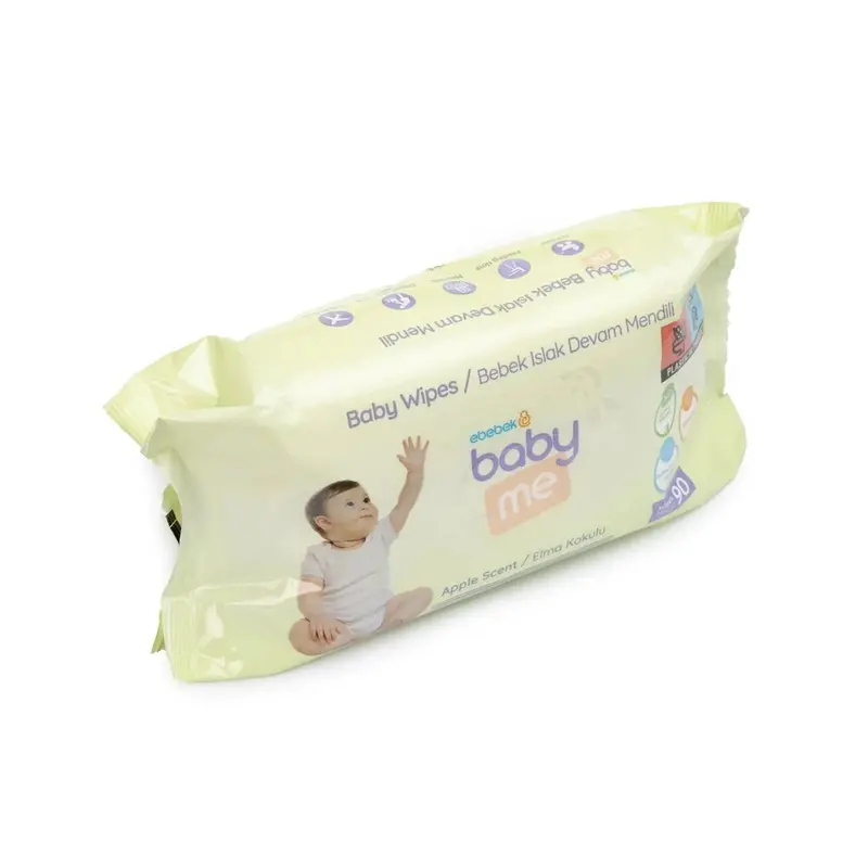 Baby Me Apple Scented Baby Wipes 90 Pcs 2