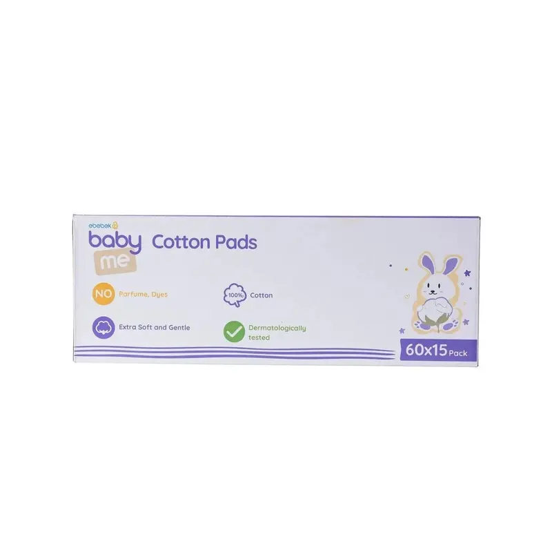 Baby Me Baby Cleaning Cotton Pads 15X60 Pcs 1