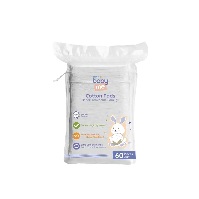 Baby Me Baby Cleaning Cotton Pads 15X60 Pcs 2