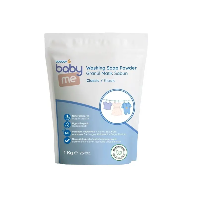 Baby Me Granular Washing Soap Powder 1000G 25 Washes 1