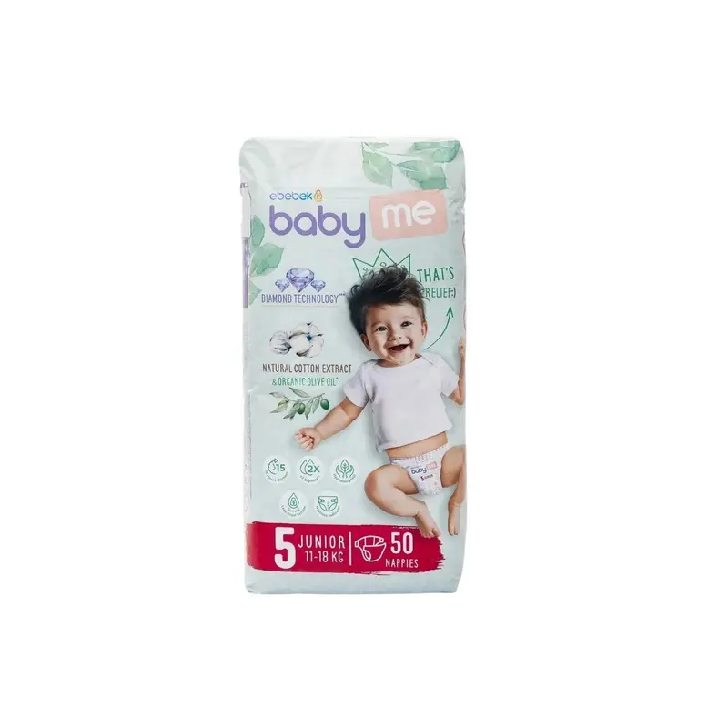Baby Me Junior Size 5 - 50 Nappies 1