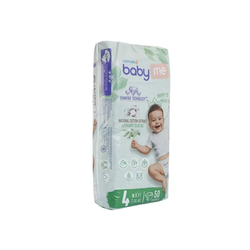 Baby Me Maxi Size 4 Nappies - 50 Nappies 1