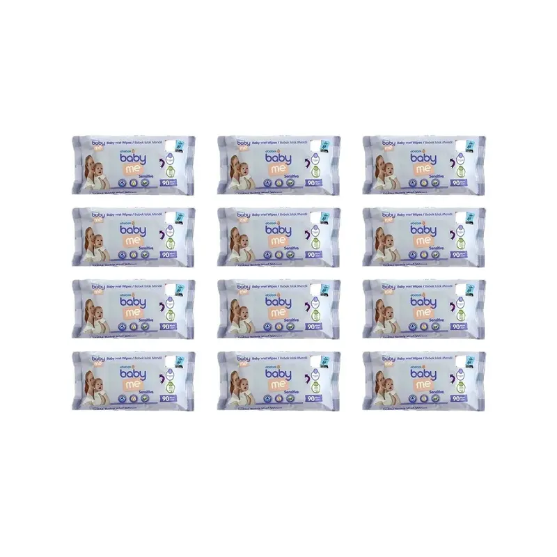 Baby Me Sensitive Baby Wipes 12X90 Pcs 1