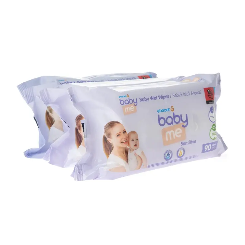Baby Me Sensitive Wipes 3X90 Pcs 1