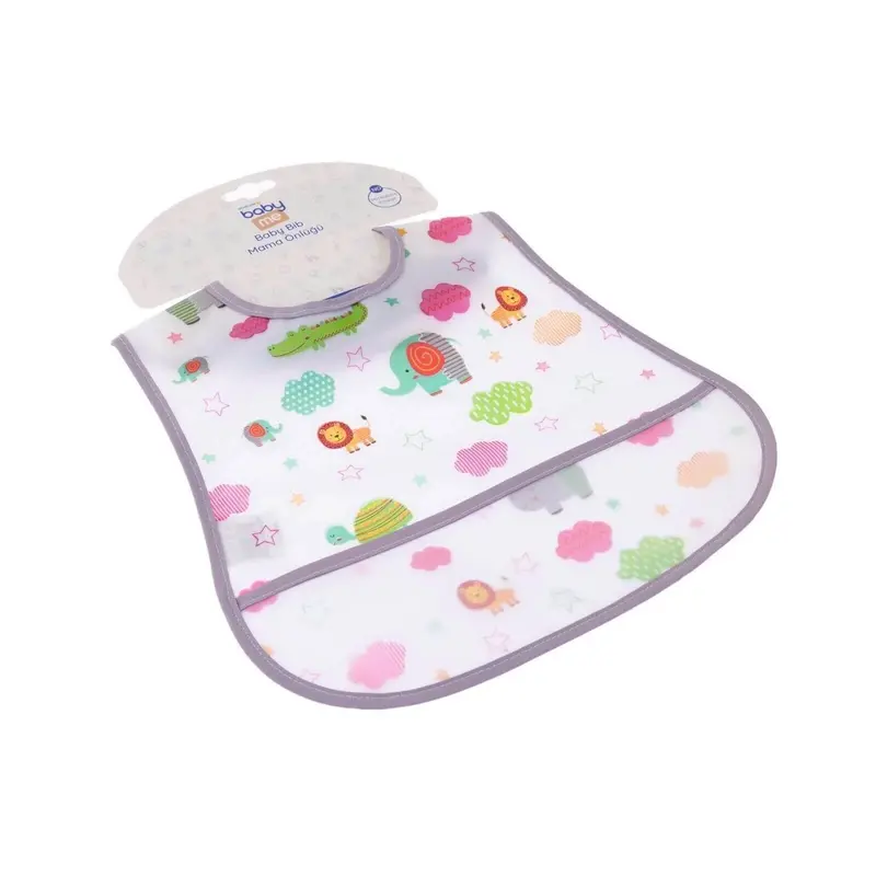 Baby Me Smart Patterned Baby Feeding Bib 1
