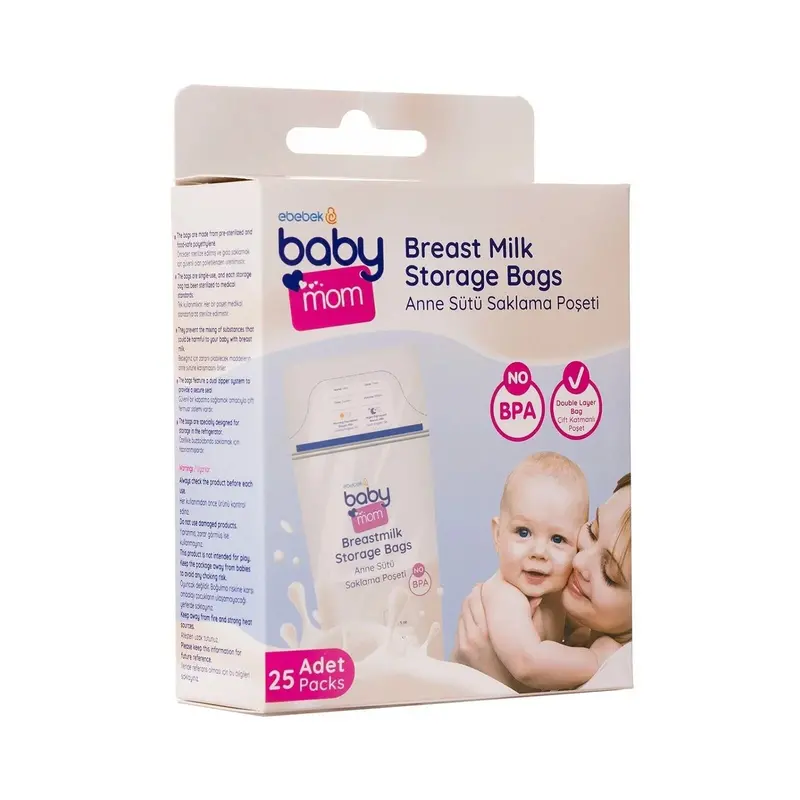 Baby Mom Breast Milk Storage Bag 25 Pcs 2
