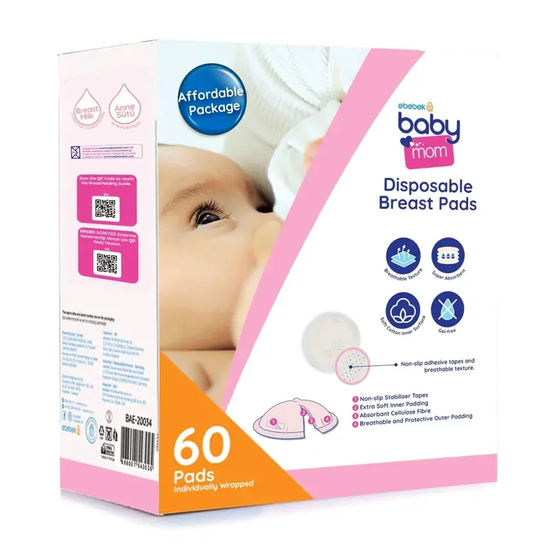 Baby Mom Disposable Breast Pads 60 Pcs 1
