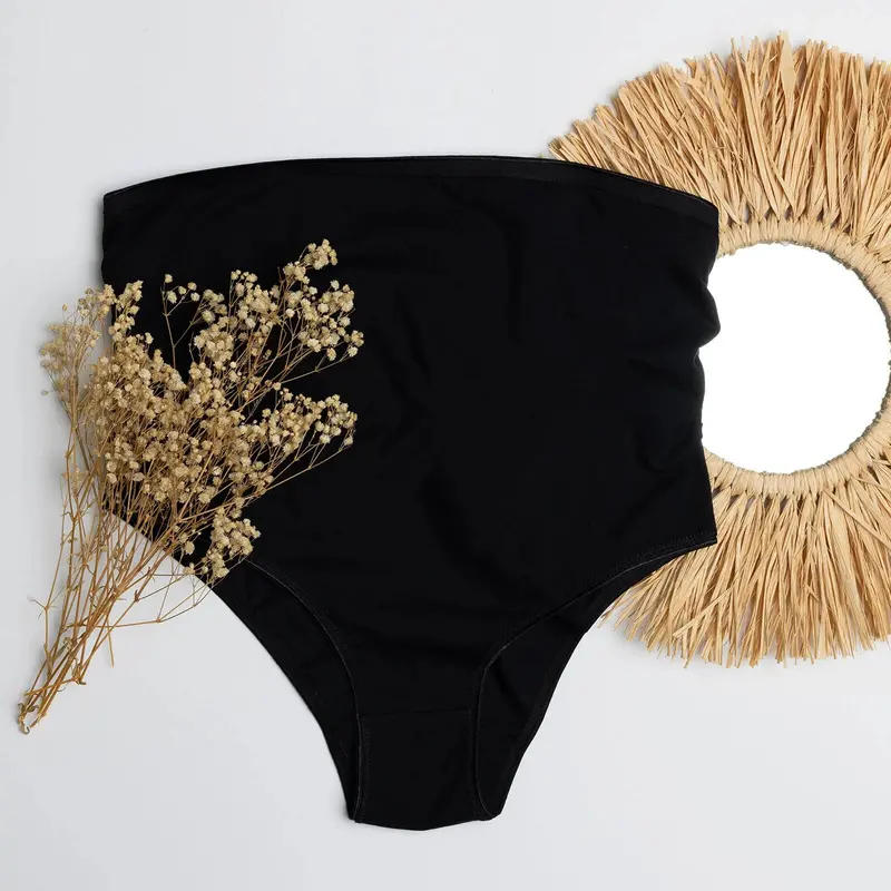 Baby Mom High Waist Pregnancy Brief - Black 1