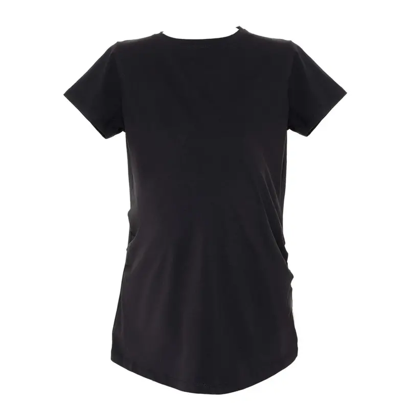 Baby Mom Mom Maternity Tshirt - Black 1