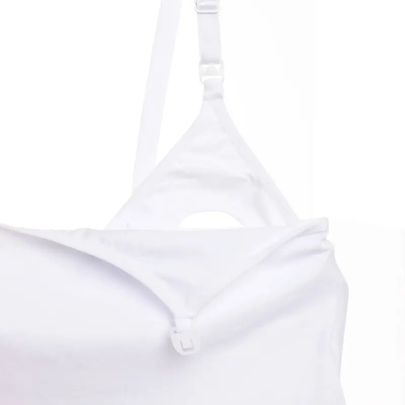 Baby Mom Mom Nursing Athlete - White 4