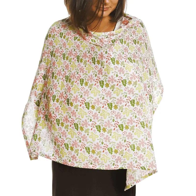 Baby Mom Muslin Cotton Nursing Cover 2