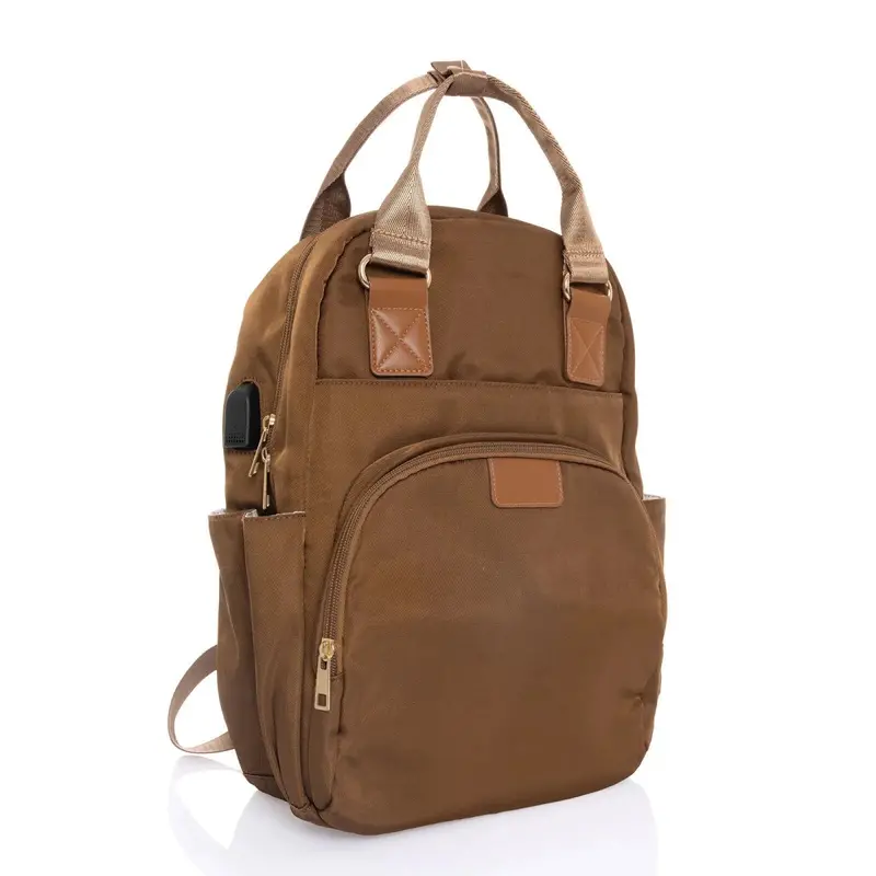 Baby Mom Organiser Backpack – Brown 1