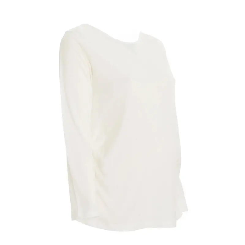 Baby Mom Short Sleeve Maternity Tshirt - White 2
