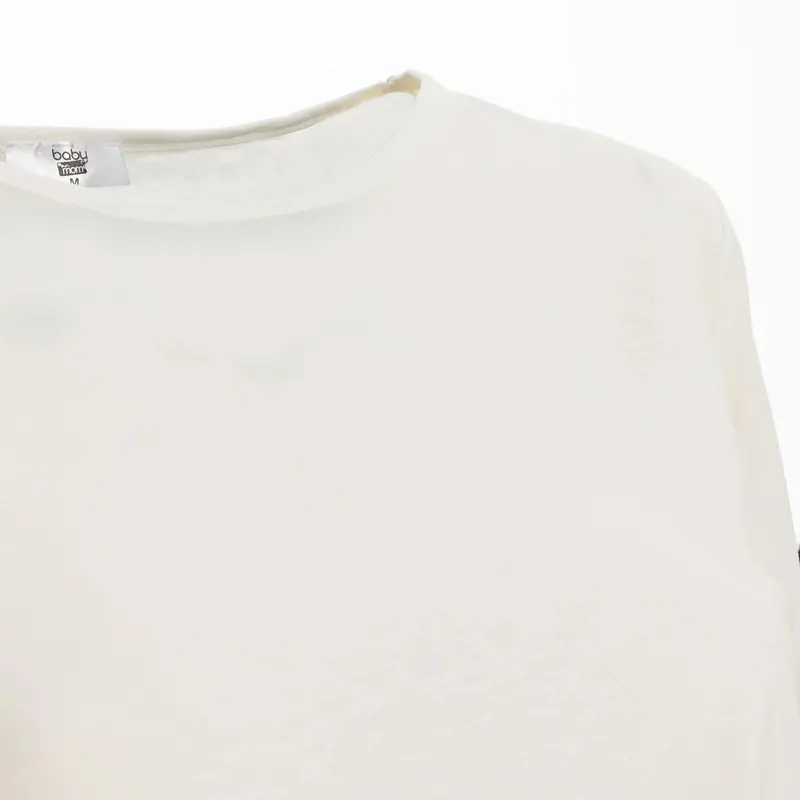 Baby Mom Short Sleeve Maternity Tshirt - White 5