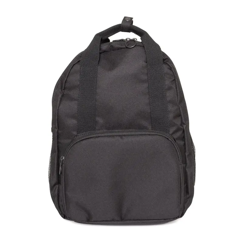 Baby Mom Unisex Canvas Backpack - Black 2