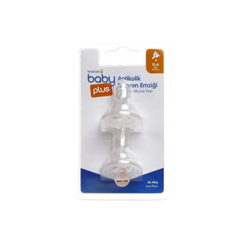 Baby Plus Anti Colic Bottle Teat Level 1 Pack Of 2 1