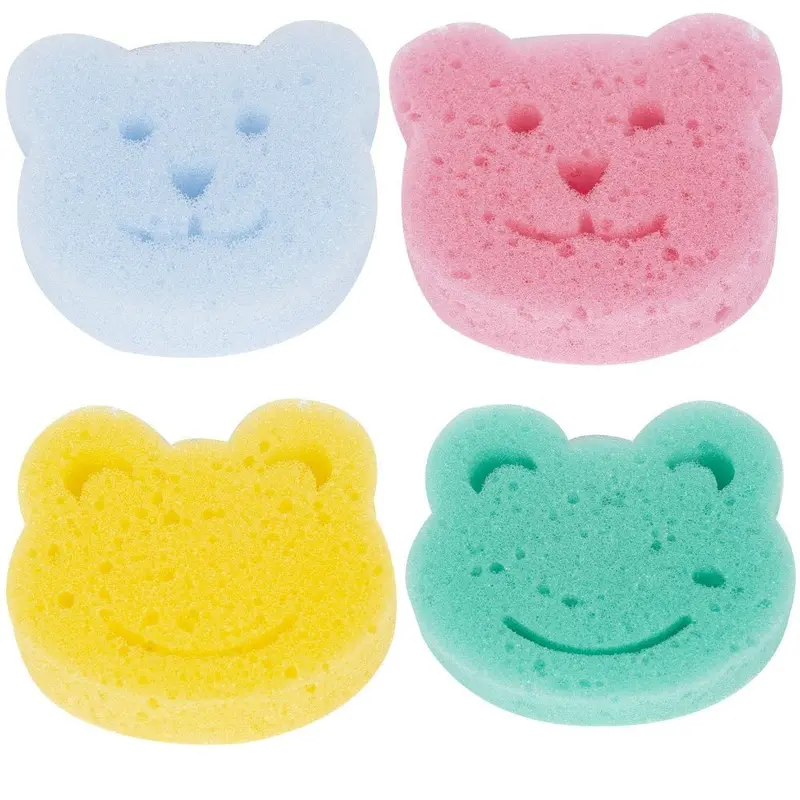 Baby Plus Bath Sponges 4 Pcs 1