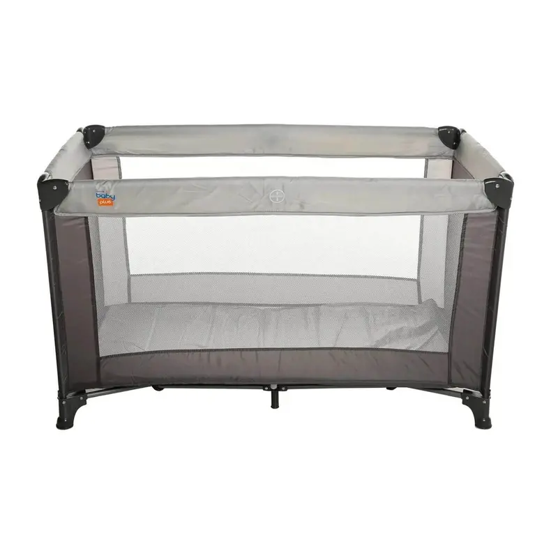 Baby Plus Eco Travel Cot - Grey 1