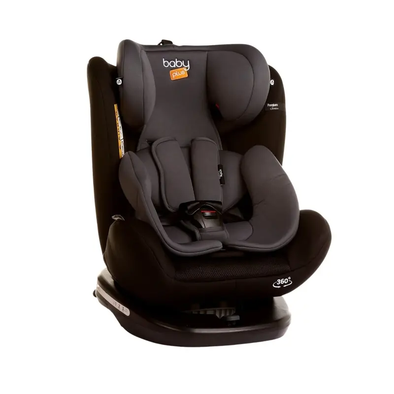 Baby Plus Orbitfix Group 0+/1/2/3 (Birth To 12 Years) Car Seat - Black Grey 1