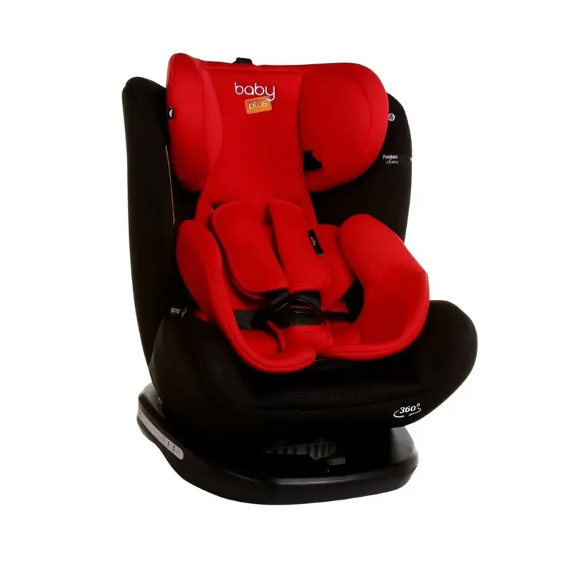 Baby Plus Orbitfix Group 0+/1/2/3 (Birth To 12 Years) Car Seat - Black Red 1