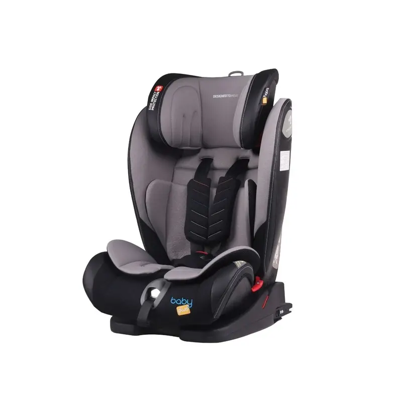 Baby Plus Secure Group 1/2/3 (9 Months To 12 Years) Car Seat - Grey 1
