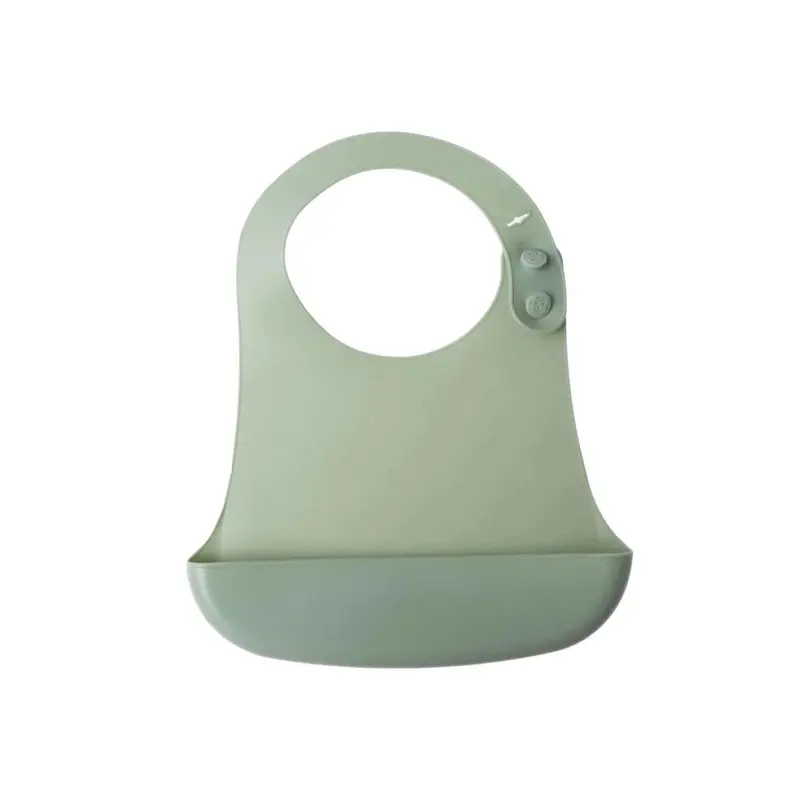 Baby Plus Silicone Bib - Green 1