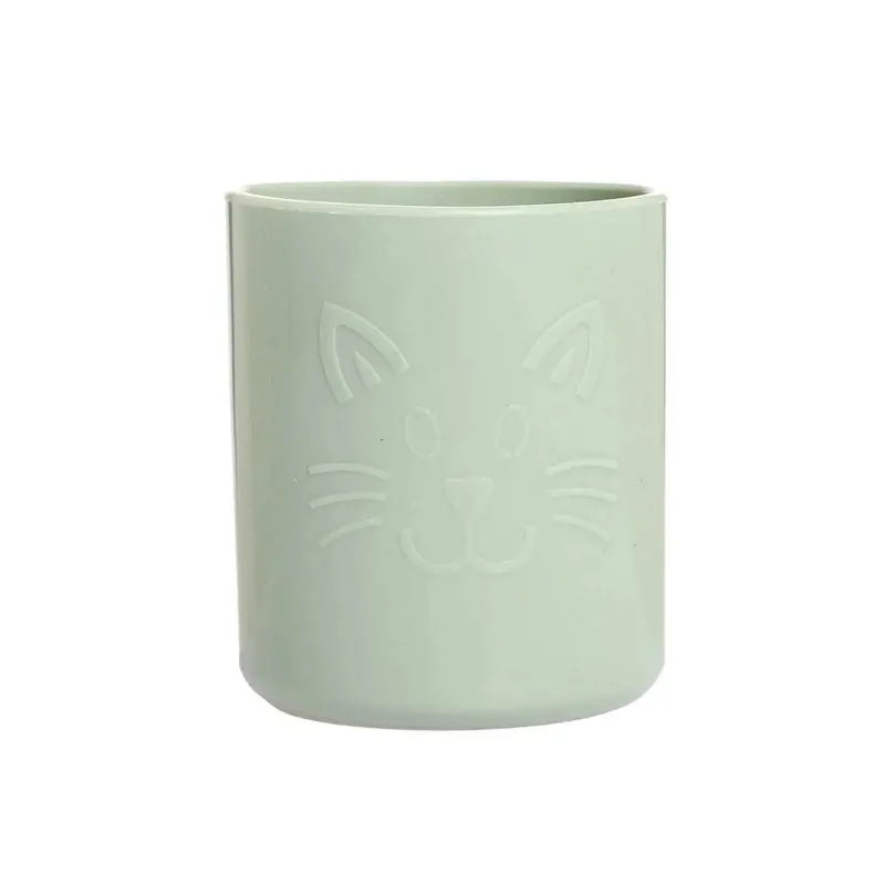 Baby Plus Silicone Open Training Cup 120Ml - Green 1