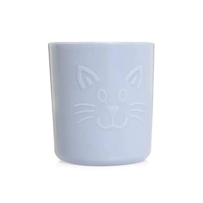 Baby Plus Silicone Open Training Cup 120Ml - Powder Blue 1