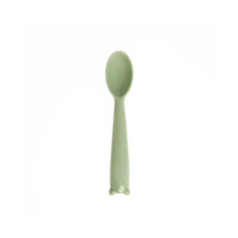 Baby Plus Silicone Spoon - Green 1