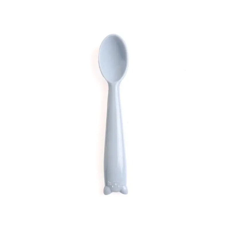 Baby Plus Silicone Spoon - Powder Blue 1
