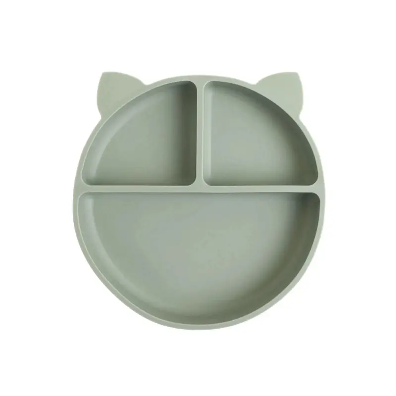 Baby Plus Silicone Suction Plate - Green 1