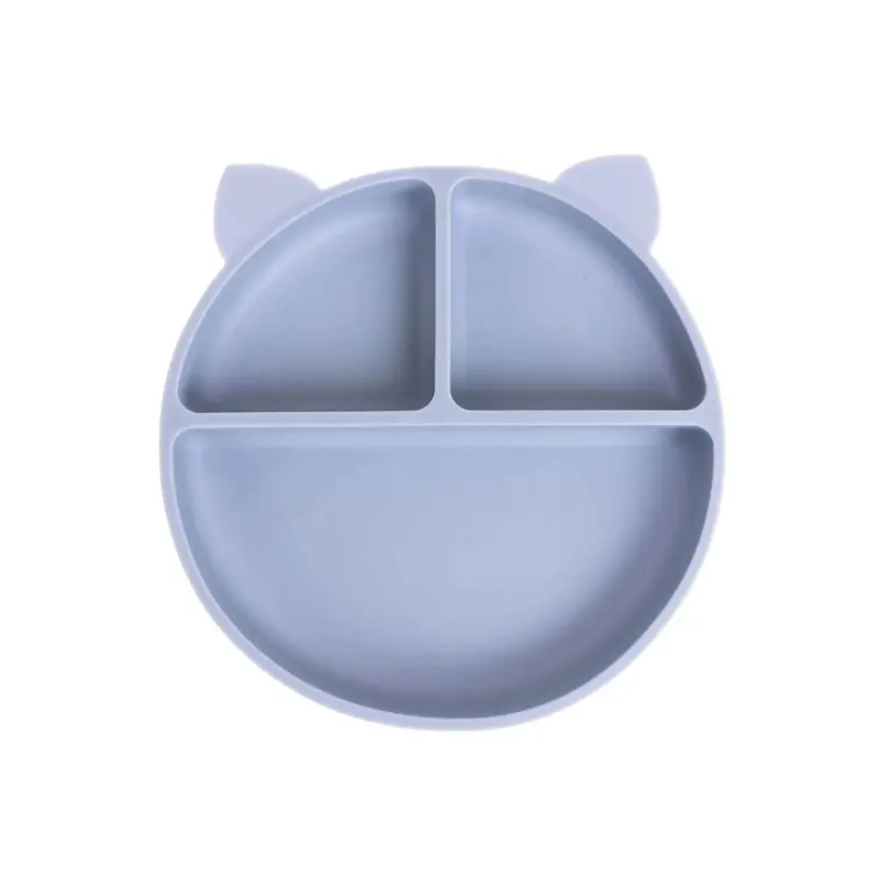 Baby Plus Silicone Suction Plate - Powder Blue 1