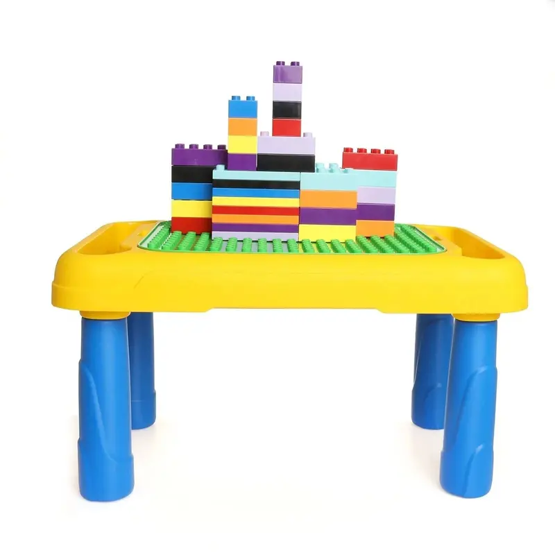 Baby Toys Activity Table With Building Blocks 2