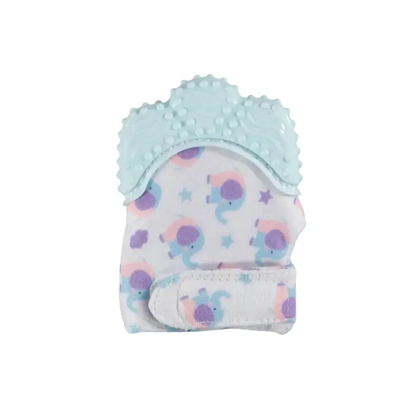 Baby Toys Baby Teething Mittens Green 1