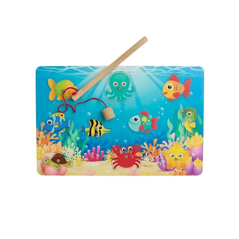 Baby Toys Wooden Fishing Game 1