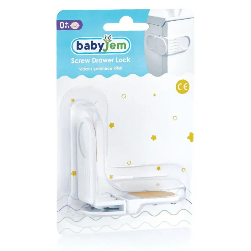 Babyjem Screwless Drawer Lock 1
