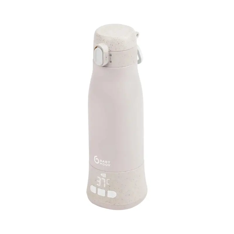 Babymoov Moov & Feed Rechargeable Travel Bottle Warmer - Mineral Beige 1