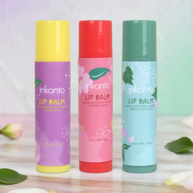 Bálsamo Labial Hidratante, 3 Pzas, Inkanto 1