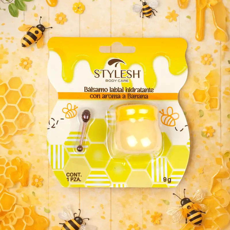 Bálsamo Labial Hidratante, Miel, Stylesh 1