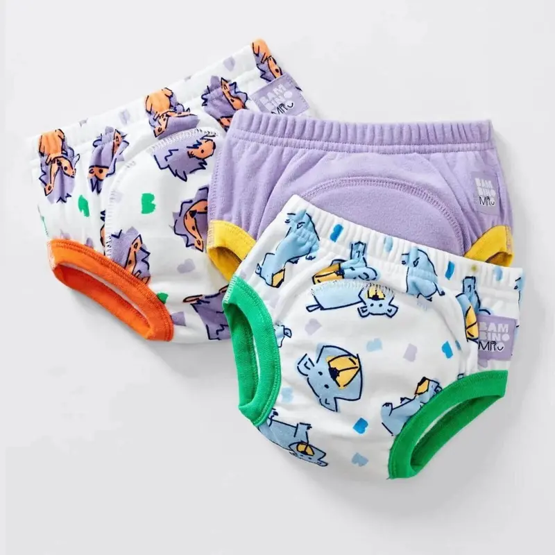 Bambino Mio Revolutionary Reusable Potty Training Pants Pack Of 3 - Bold Animals 1
