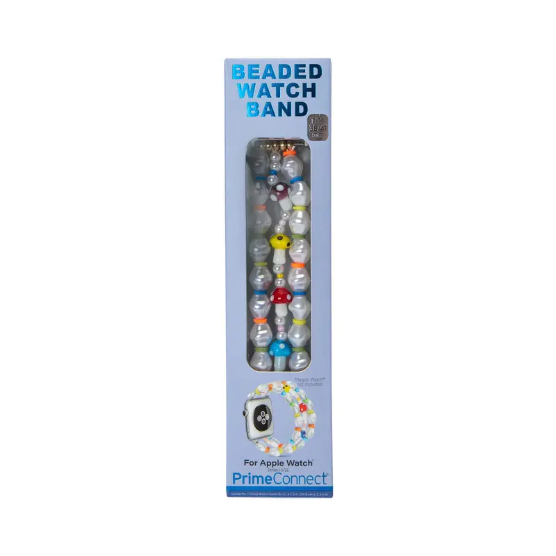 Banda Para Apple Watch Tipo Pulsera Con Piedras, Color Azul 2