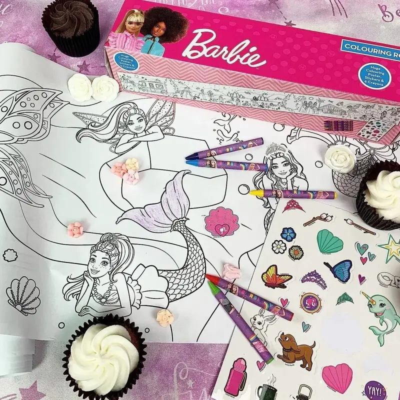 Barbie Colouring Roll 1